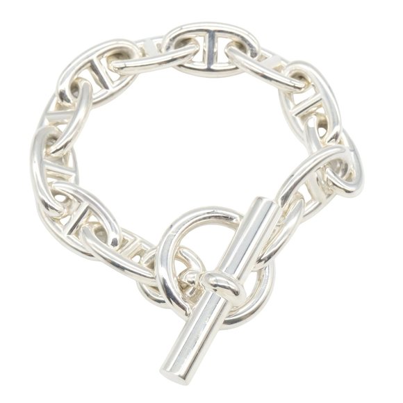 Hermes Hermès Chaine d'Ancre GM 12-link bracelet in 925 silver for men and wo... - Picture 1 of 6